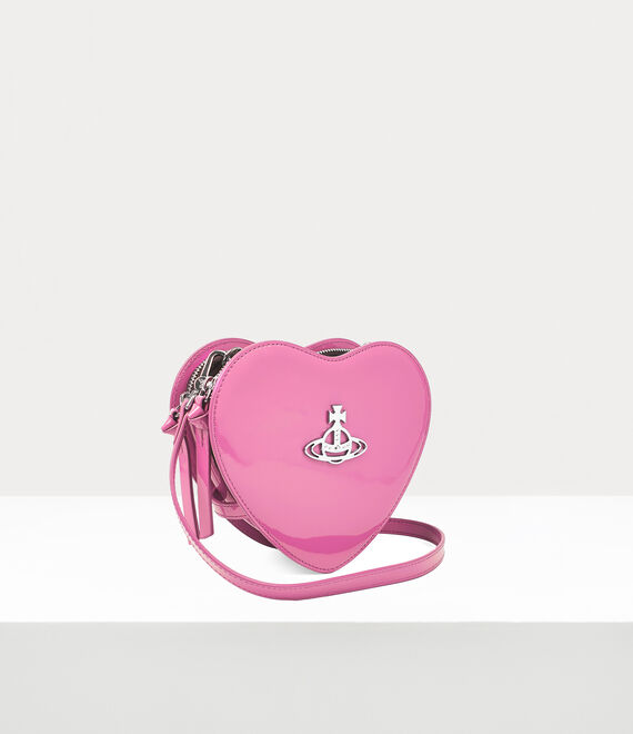 Vivienne Westwood Louise Heart Crossbody Bag in pink